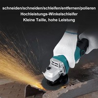 Winkelschleifer 125 Mm, 2000W Corded Elektrische Trennschleifer Drehzahlregelung