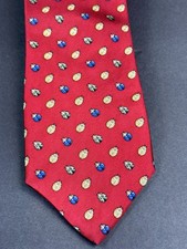 Vivace Lady Bug Pattern SILK Tie MADE IN USA