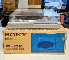 Sony PS-LX210 Turntable w/ Brand New Needle  Original Box FOR PARTS