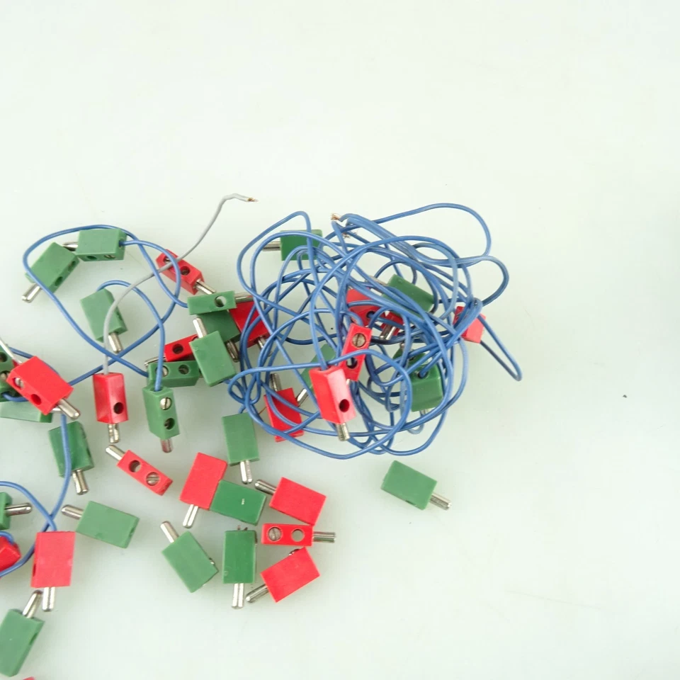 Fischertechnik Konvolut 55x Stecker Teilweise mit Kabel - Bild 4 von 4