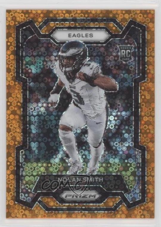 2023 Panini Prizm Rookies Disco Prizm Nolan Smith #382 Rookie RC 12g7