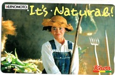 Japan : schöne private Telefonkarte : sexy elegante interessante Frau -Knorr / 8