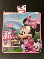Disney Minnie Mouse REUSABLE TOTE SHOPPING GIFT PARTY BAG Lunch Or Library Beach