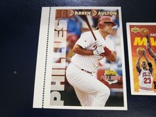Darren Daulton Philadelphia Phillies 1993 Topps Full Shot Extra White Border