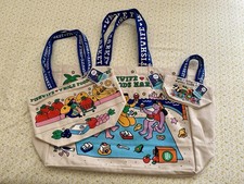 Fishwife X Whole Foods Collab NWT Tote Bags Complete Set Of 3, Limited