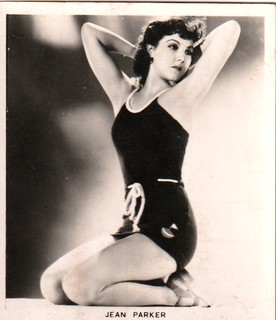 JEAN PARKER carreras FILM BEAUTY hollywood PIN UP 1930s cigarette card