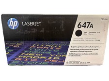 HP 647A BLACK INK TONER CARTRIDGE BRAND NEW 02/2025