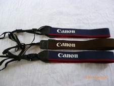 Lot of 3 Canon EOS / Powershot etc Camera Strap / Straps - Very Good and Very Clean