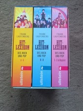 Hit Lexikon des Rock und Pop - 3  Bände im Schuber von Frank Laufenberg