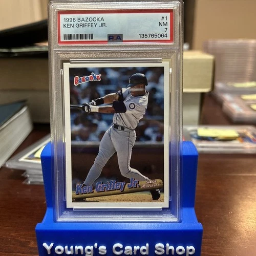 1996 Bazooka #1 Ken Griffey Jr. PSA 7