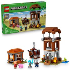 Minecraft The Pillager Outpost and Ravager Building Kit, 665 Pieces, Multic