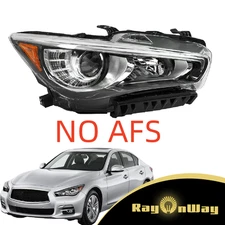 For Infiniti Q50 2014-2018-2019-2022 Right FULL LED Headlight W/LED DRL W/O AFS