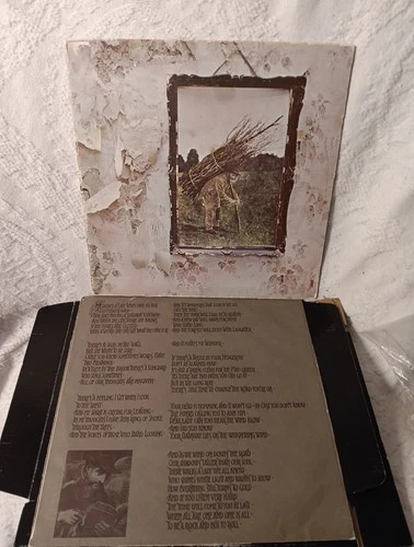 Led Zeppelin 4 SD 7208 LP Vinyl Record VG/VG 1971 Fast Shipping Vintage