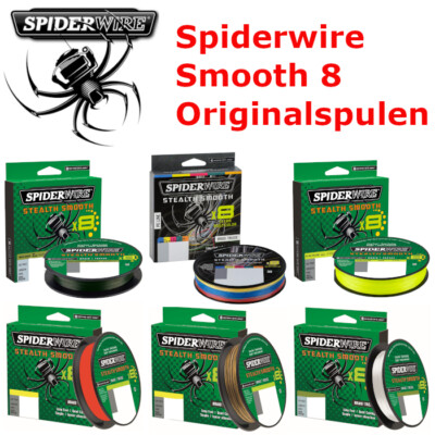 Spiderwire Stealth Smooth 8 NEU geflochtene Angelschnur Originalspule 150 - 600m