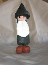 Wooden Whittled Mountain Man 4 inches