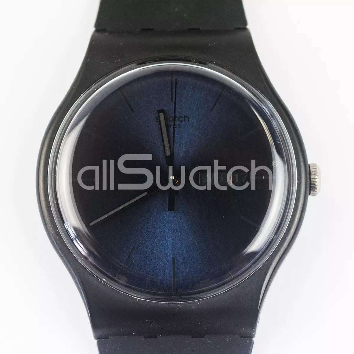 Swatch new hotsell gent black rebel