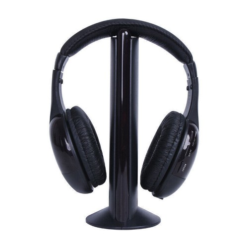 5 in 1 TV Wireless Headphones Over Ear Headsets with Monitoring FOR FM Radio PC - Picture 6 of 13