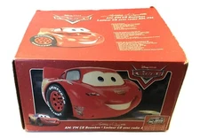 Disney Pixar Cars Lightning McQueen CD Player Boombox Radio 2006 with Box