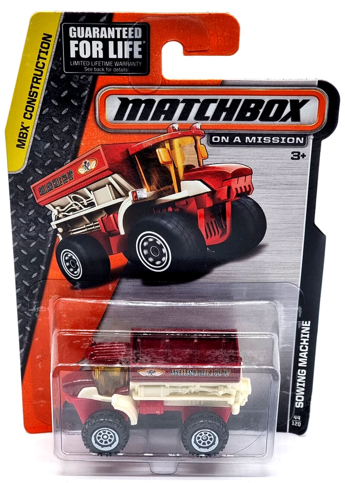 Mattel Matchbox On A Mission Cars / Auto Fahrzeug  Truck Sowing Machine - Bild 1 von 1