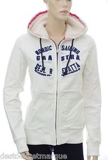  GAASTRA Gilet sweat capuche sherpa femme INMA OFF blanc cassé