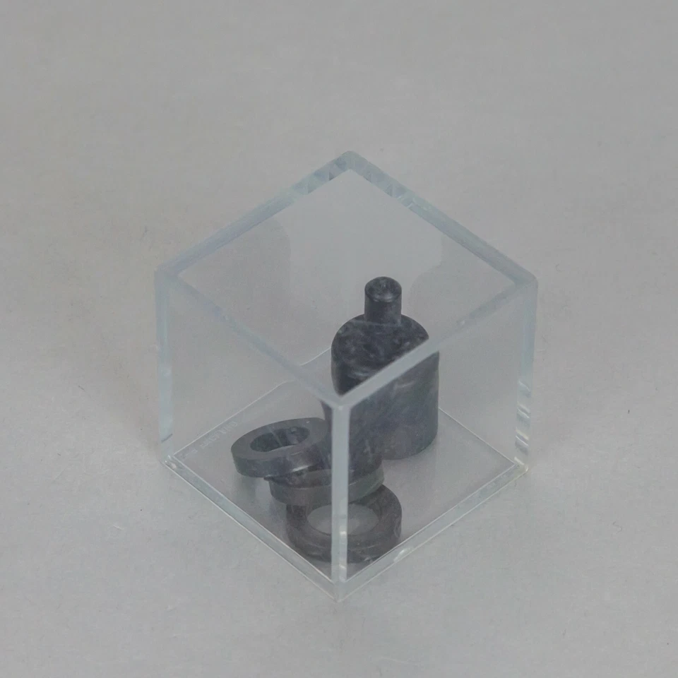 Lotto 2 rompicapo cubi trasparenti palline acciaio Original Pussy brain teaser - Immagine 4 di 4