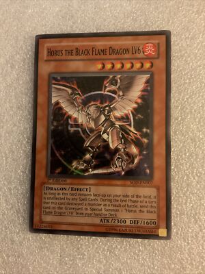 Yu-Gi-Oh 1st Edition Ultimate Horus the Black Flame Dragon LV6 SOD-EN007