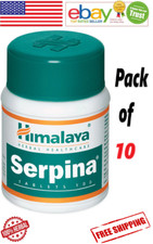10X SERPINA Himalaya 100 Tabs Each With Long Expiry  Free Shipping