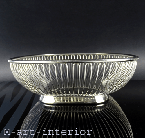 vintage Alessi Edelstahl Ufficio Tecnico Schale Korb Italy Stainless Steel Bowl - Picture 2 of 7