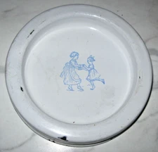 Vintage Ker Sweden Kotchums Enamelware child's Bowl Mother daughter