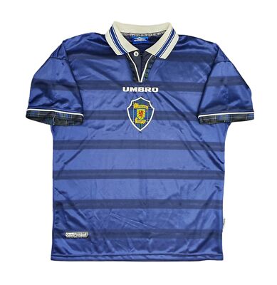 MAGLIA scozia umbro 1998 FRANCE '98 JERSEY SHIRT VINTAGE SCOTLAND