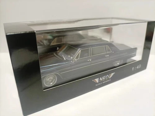 Neo 1/43 Cadillac Fleetwood 75 Limousine 1966 Blue Metallic #44003 - Picture 6 of 6