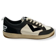 Men's sneakers 4B12 twelve shoes made in Italy genuine leather