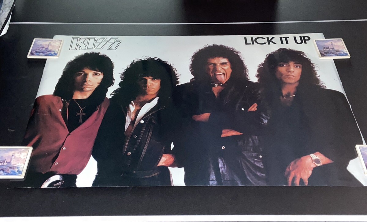 KISS LICK IT UP ALBUM POSTER VINNIE VINCENT 24 X 34 | eBay
