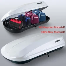 13 FT ³ Rooftop Cargo Box Luggage Carrier w/2 Keys,Both Side Open Easy Install
