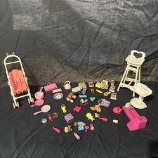 Barbie And Doll Size Kitchen Baby Items Lot