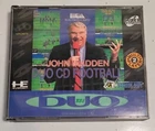 John Madden Duo CD Football Turbografx CD Untested
