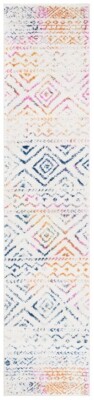 IVORY / FUCHSIA 2'-0'' x 13'-0'' Damaged Rug, Reduced Price 1172652486 TUL267E-213