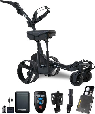 MGI Zip Navigator AT Motorized Golf Push Cart with Seat