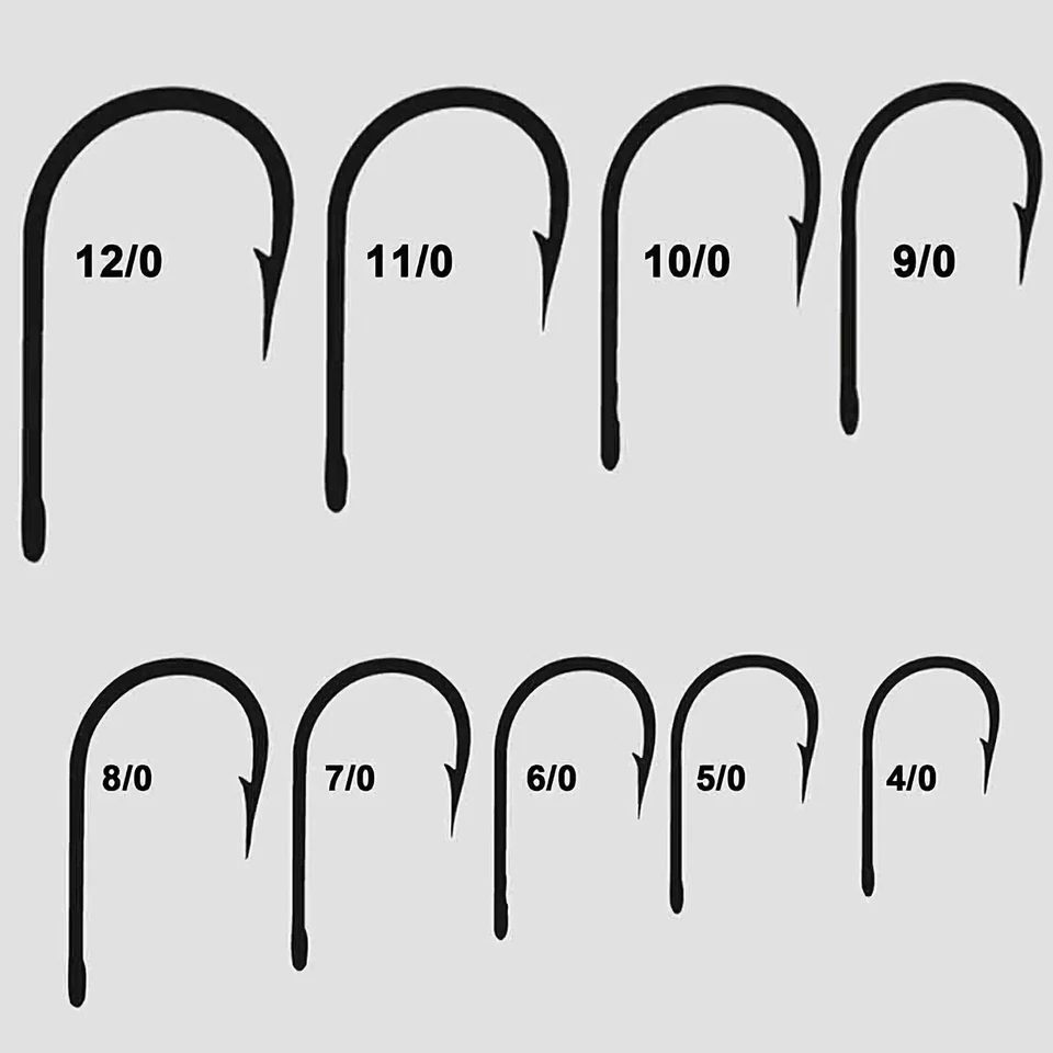 5pcs 7732 Stainless Steel Fishing Hook Sea Demon Saltwater Tuna Hooks 4/0#-12/0# - image 2 of 4