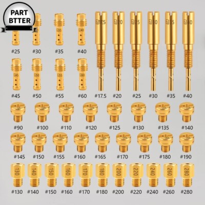 42PCS Carburetor Jet Kit For Mikuni Main N100.604 VM28/486 VM4/042 VM22/210 USA