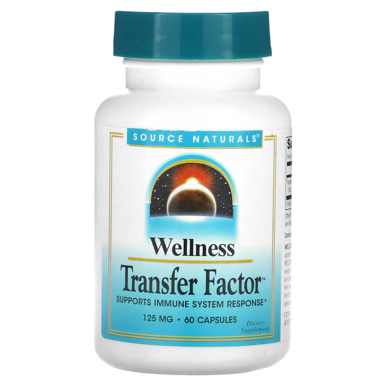 Wellness, Трансфер Фактор, 125 мг, 60 капсул