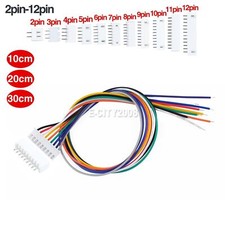 JST XH2.54mm 2Pin-12Pin Singleheaded Wire Cable Connector Set Male Female PCB