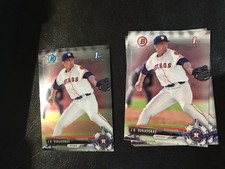 2017 Bowman Draft BD-143 J.B. Bukauskas 12 count, 2 chrome, 10 base lot Astros