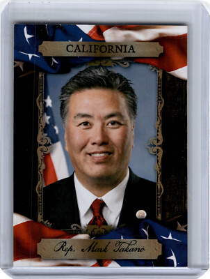 2023-24 Fascinating Cards Congress Chrome Foil SP Cali Mark Takano