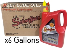 Schaeffer's 5W-40 Full Synthetic 9000 OTR Plus Diesel Engine Oil 6 Gallons