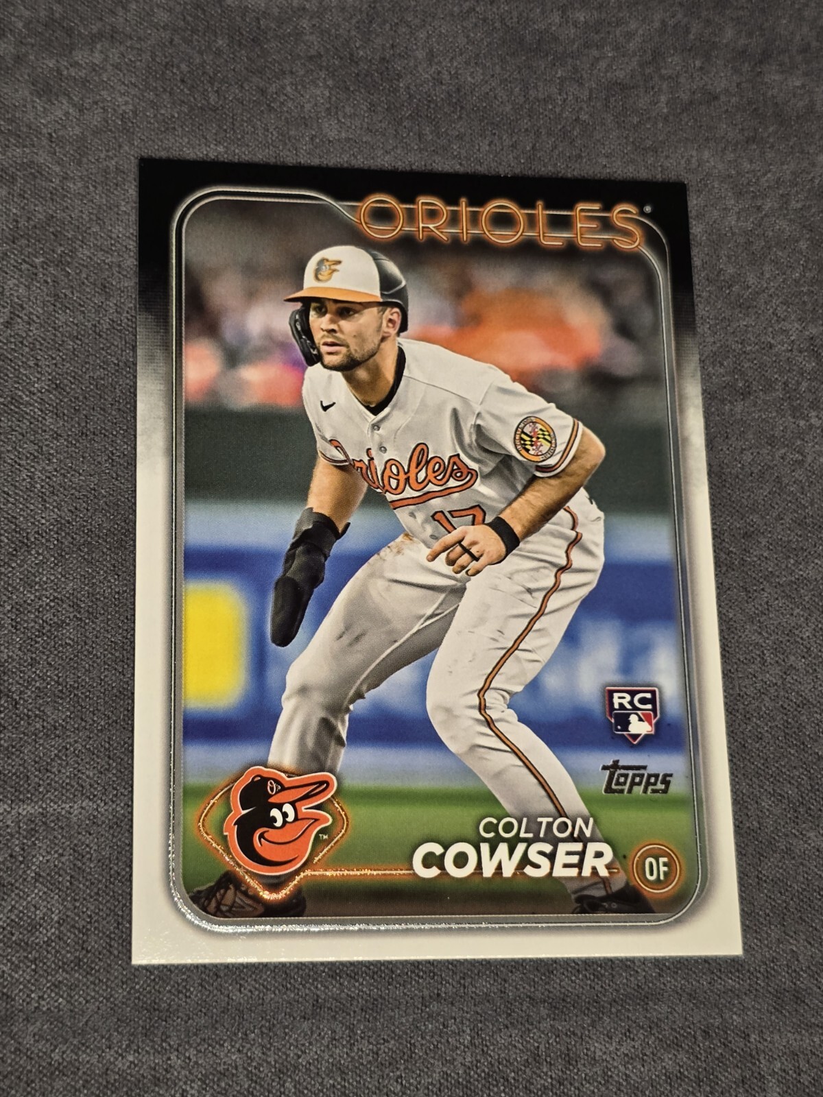 2024 Topps Series 1 Colton Cowser Base Rookie Card Baltimore Orioles #257