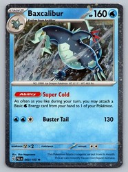 Baxcalibur 060/193 Paldea Evolved Cosmos Holo Blister Exclusive Promo