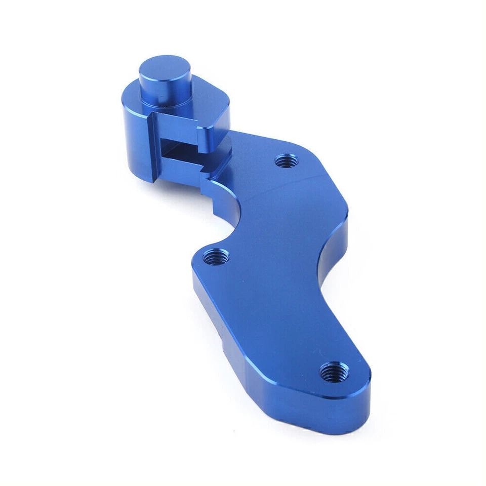 Soporte adaptador disco freno azul 320 mm para Yamaha YZ125 WR426F WR125 /250F WR400F Foto 3 de 4