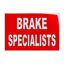 Decal Stickers Brake Specialists B Vinyl Store Sign Label Automotive