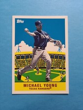 MICHAEL YOUNG 2007 TOPPS FLASHBACK FRIDAYS BASEBALL CARD # FF17 G3991